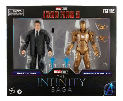 Marvel Legends Infinity Saga Happy Hogan Iron Man Mark Xxi 