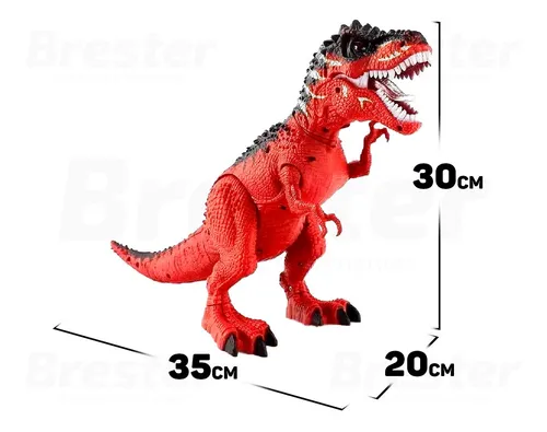 Dinossauro Rex de Brinquedo Anda Som e Luz Tiranossauro