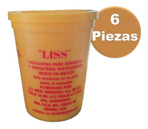 Margarina Liss Para Marquesitas Repostería Panadería 250 Gr