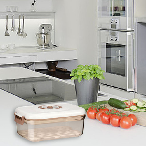 Caja De Conservación Al Vacío, Apta Para Alimentos, Refriger