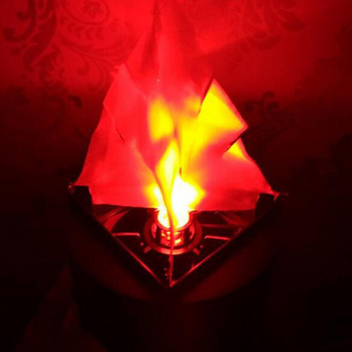 Decoración Navideña Lámpara 3d Fuego De Tamaño Pequeño