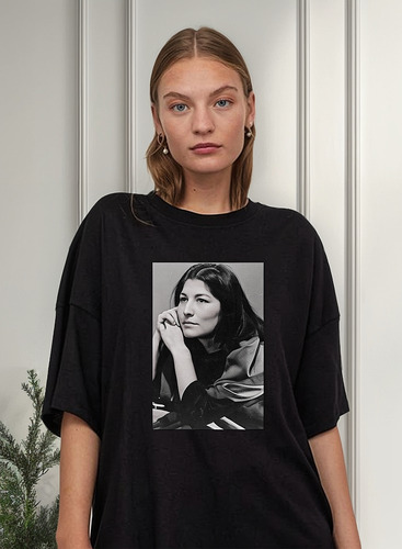 Remera Mercedes Sosa Byn Personalizada Unisex Algodón