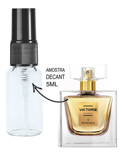 Imagem 2 de 2 de Decant 5ml - Perfume Victorie - Nuancie Amostra Vidro Spray