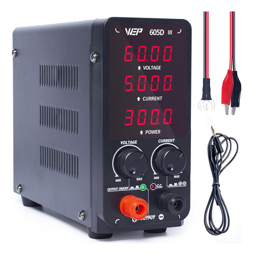 Wep 605d-iii Dc Fuente De Alimentación Variable 60.00v 5.000