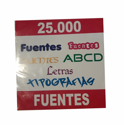 25.000 Fuentes Tipográficas Tipografías Fonts Ttf