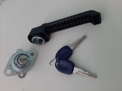 Fechadura Para Capota De Fibra Duas Portas + Uma Lingueta