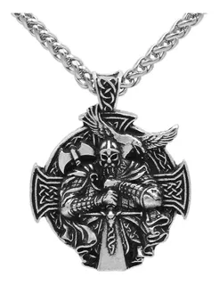 Collar Odín Dios Vikingo Nórdico Asgard Harley Heavy