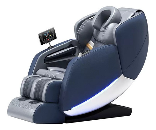 Sillón De Masaje Eléctrico Gravedad Cero Con Pantalla Azul