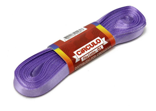 Fita De Cetim N01 10m - Círculo Cor 458-azaleia