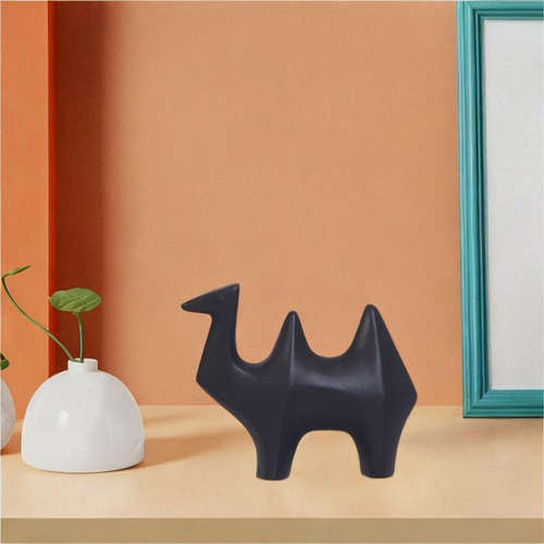 Adorno De Figuras De Camello Pequeñas Manualidades De Negro