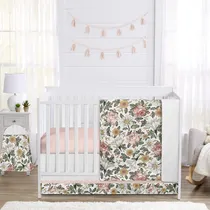 Comprar Sweet Jojo Designs Juego De Ropa De Cama Para Cuna, Color Ro