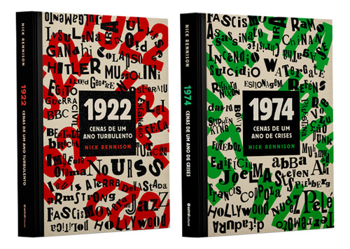 Livro Coleção 1922 E 1974 Anos Turbulentos De Nick Rennison Capa Dura Edição 1 Em Português 2024 Editorial Astral Cultural