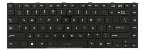 Teclado Para Toshiba Satellite P840t M800-t02b M805-t02t Cor Preto Idioma Us/internacional