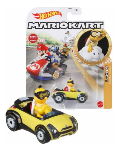 Lakitu Mariokart Hot Wheels Sports Coupe