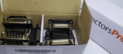 Accesorios Para Pc - Conectores Pro Db15 Macho Angulo, Paque