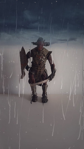 Figura Orco Cirith Ungol Urk-hai Señor De Los Anillos 2005 (Usado)