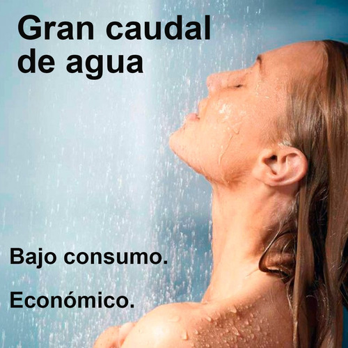 Imagen 7 de 9 de Ducha Eléctrica Calefon 20lt Diluvio Blanco Loza D20 Max