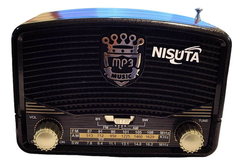 Radio Nisuta Am/fm Ns-rv16 Mp3 Bluetooth 