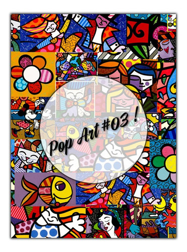 Pop Art #03!  Lámina Decoupage Autoadhesiva 30 X 42 Cm