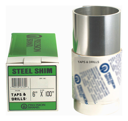 Rollo De Laina De Acero Calibre 0.006 (.152 Mm), 6x100 PuLG