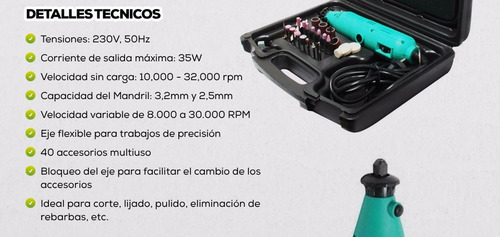 Imagen 7 de 9 de Torno Uñas Manos Pies 5501 Podologia Manicuria Pedicuria Acc - Motor Potente Y Profesional - Equipo Pedicuros Manicuros