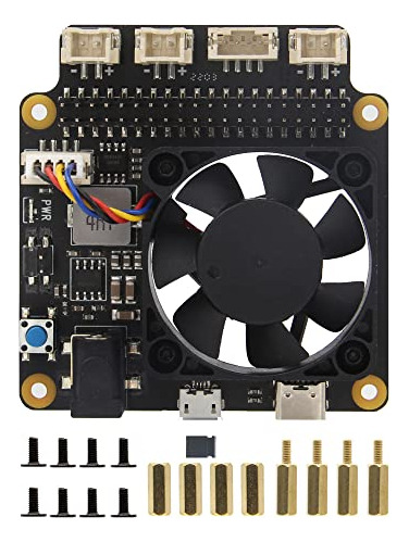 Geekworm Raspberry Pi 4b/3b+/3b X735 V3.0 Dc 6 V-30 V De Anc