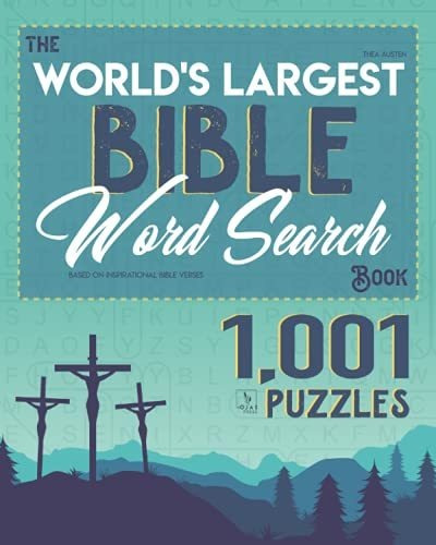 Book : The Worlds Largest Bible Word Search Book 1,001...