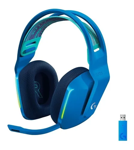 Imagem do produto Headset Gamer Sem Fio Logitech G733 7.1 Dolby Surround - Azul em Mercado Livre
