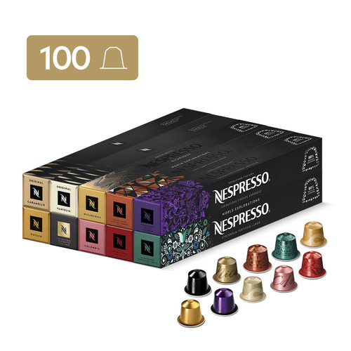 Cápsulas De Café Nespresso Pack Favoritos - 100 Cápsulas