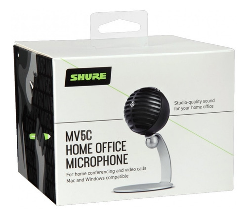 Imagen 4 de 4 de Shure Mv5c Micrófono Consenser Usb Para Home Office