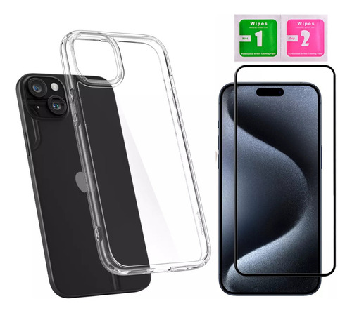 Capa Case + Película Para iPhone 16 16 Pro 16 Plus E Max