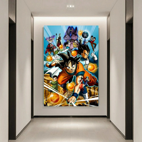 Dragon Ball Saiyan Goku Characters Mosaic Em