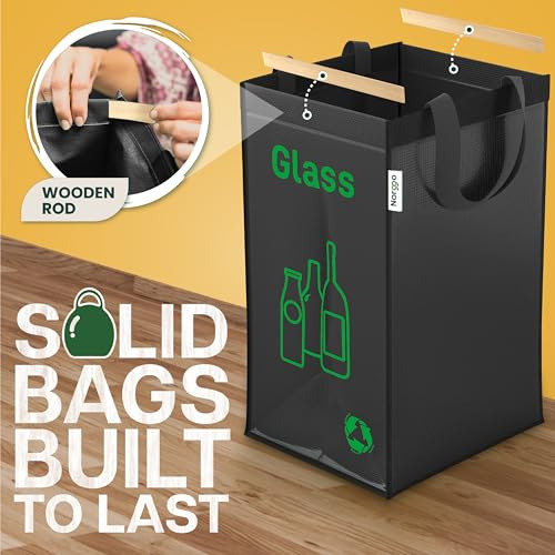 Paquete De 3 Bolsas De Reciclaje, 40l - Cubos De Reciclaje P