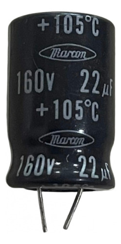 6pcs Capacitor Electrolitico 22uf 160v 2.0x1.3cm 105grados