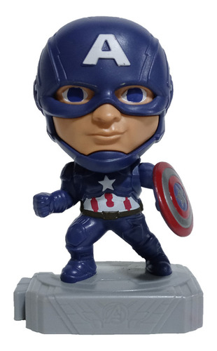 Figura Movible Avengers Capitan America Escudo 10cm Marvel