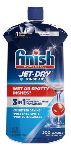 Finish Jet Dry Abrillantador Lavavajillas 300 Usos