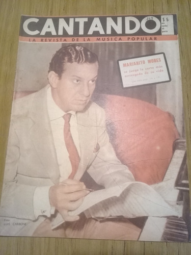 Revista Cantando Nº 149 Febrero 1960 Mariano Mores A Pontier