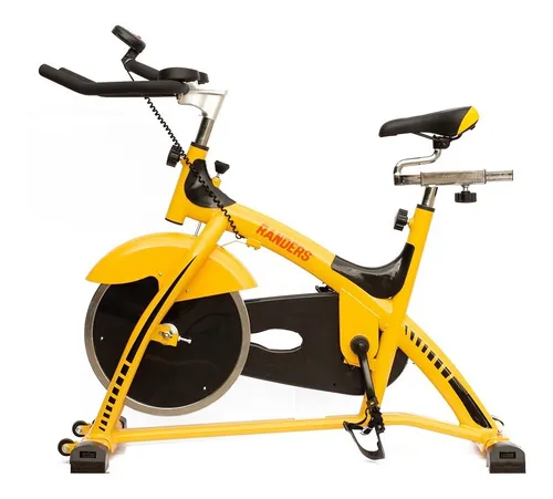 Bicicleta fija Randers ARG 889SP para spinning color amarillo