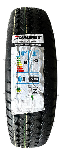 Kit 2 Pneus Sunset 185 R14c 102/100r 8pr Over Cargo