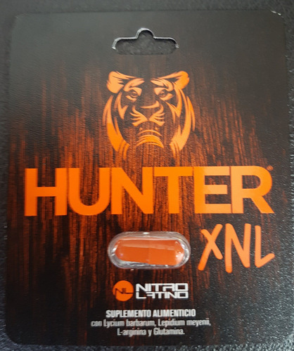 Hunter Xnl Suplemento Alimenticio 500mg 2 Cápsula