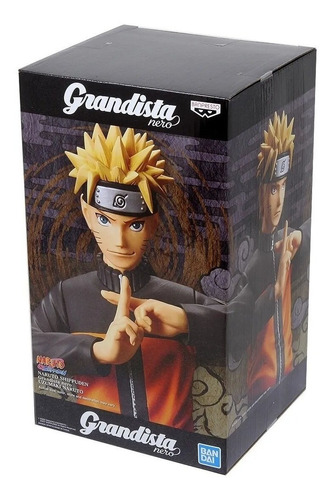 Naruto Uzumaki Grandista Nero Banpresto Bandai 27cm