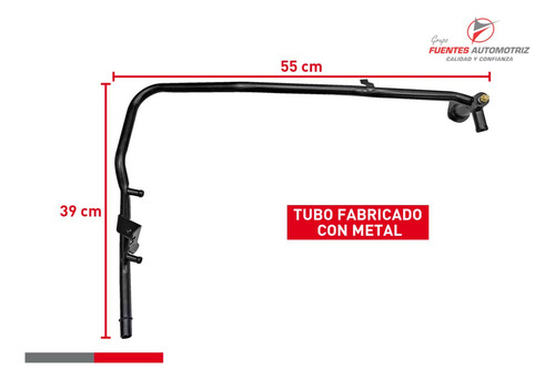 Tubo Agua Anticongelante Para Pontiac Aztek 3.4 2001 A 2005