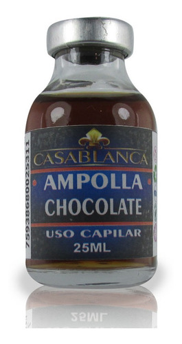 Ampolla Capilar Casa Blanca Chocolate - mL a $400