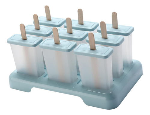9 Moldes Para Paletas Con Palitos Reutilizable Ice Lolly Sti