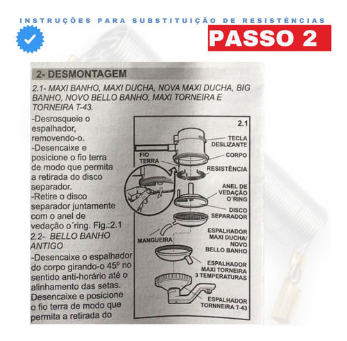 Resistência Duo Shower 220v 5500w Lorenzetti Original Maxi