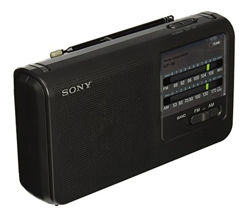 Sony Icf38 Radio A. m./f. m. Portátil Negra