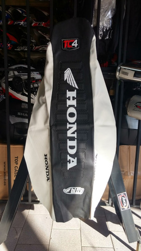 Funda Asiento Honda Xr 250 Tornado Neg/blanc Tc4 Motovergara