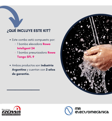 Imagen 2 de 10 de Kit Rowa: Inteligent 24 + Tango Sfl 9 - Ideal Casa 2 Baños!