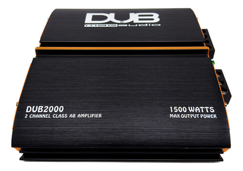 Fuente Dub2000 2 Canales 1500 Watts Max. Potencia Ab Color Negro