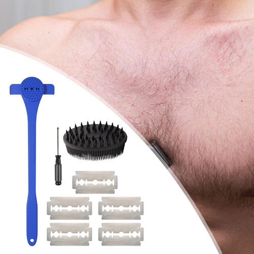 Afeitadora Para La Espalda Peluquero Para La Espalda Azul